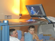 Hyperbaric Oxygen Treatments with Dad